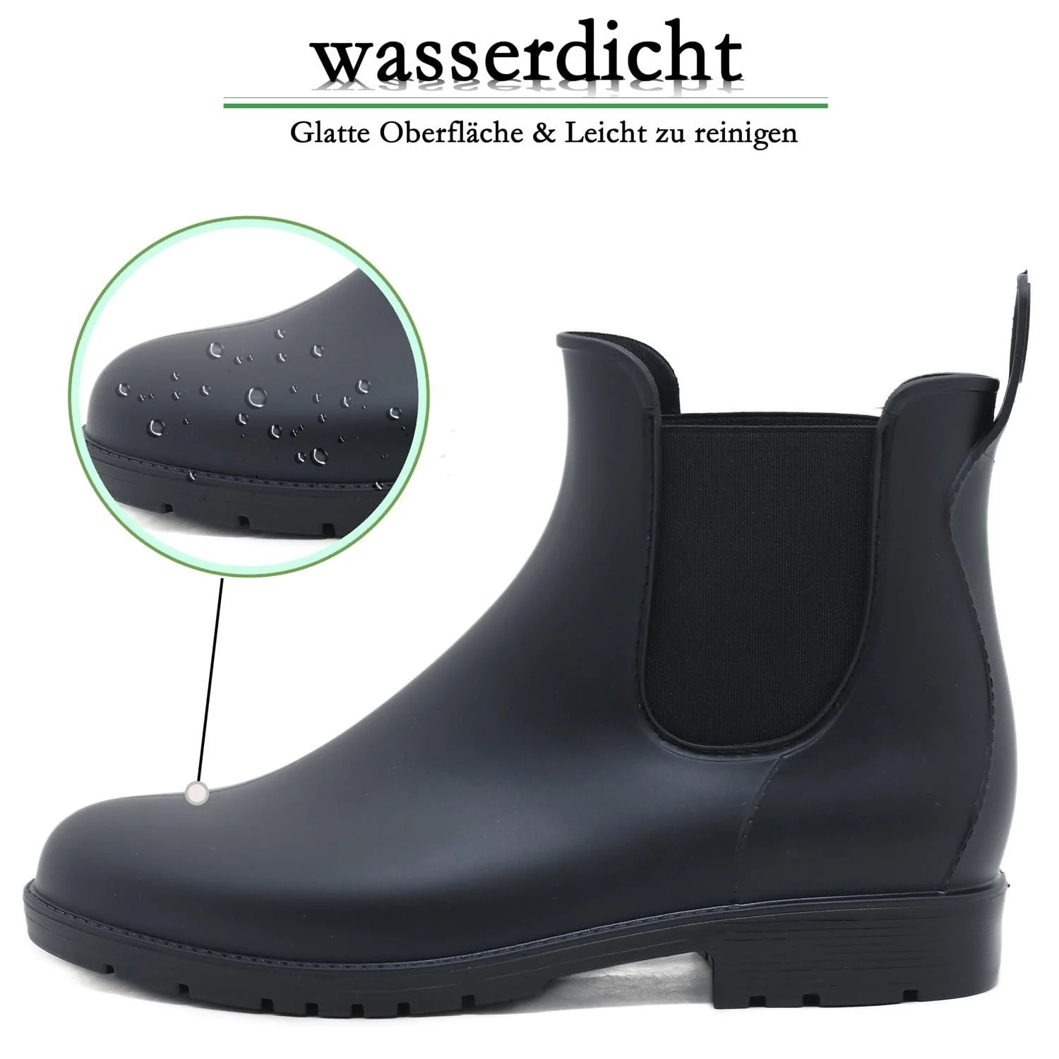 Чоботи гумові Uniuni Водонепроникні з нековзною підошвою, фото №2