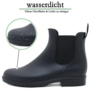 Сапоги резиновые Uniuni Водонепроницаемые с нескользящей подошвой synthetic.ua - Фото 1