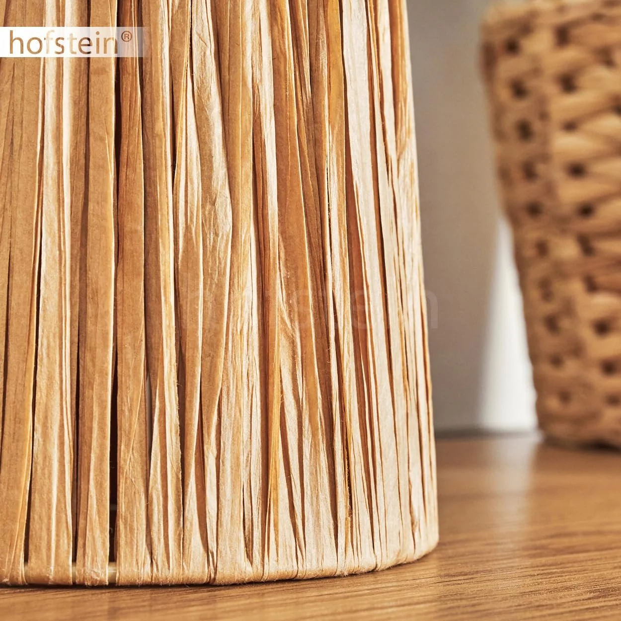 Настільна лампа Paiol Метал / Папір Паперовий плафон 24 см Висота 29.5 см 1 x E14 Бежевий / Натуральний, фото №7