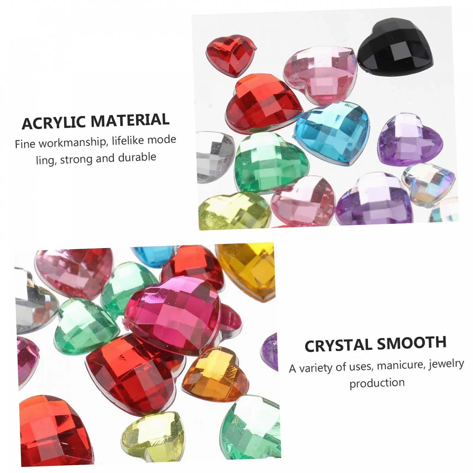 Прикраса для нігтів Healeved Серце S Підвіска, фото №6