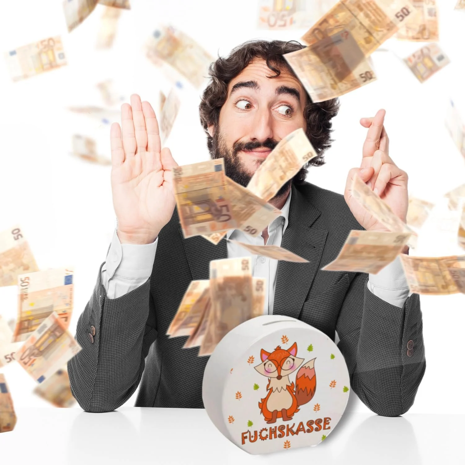 Скарбничка Fuchskasse Лисиця Керамічна Для дітей, фото №7