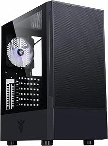 Системний блок Itek SIISBE 3.0 / Mid-Tower / ATX, Micro-ATX, Mini-ITX / 3 x 120mm ARGB / Чорний synthetic.ua - Фото 1