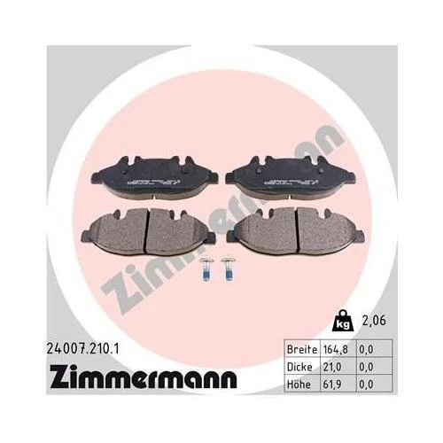 Гальмівний диск ZIMMERMANN COAT Z 400.6472.20 для MERCEDES-BENZ передня вісь, фото №4