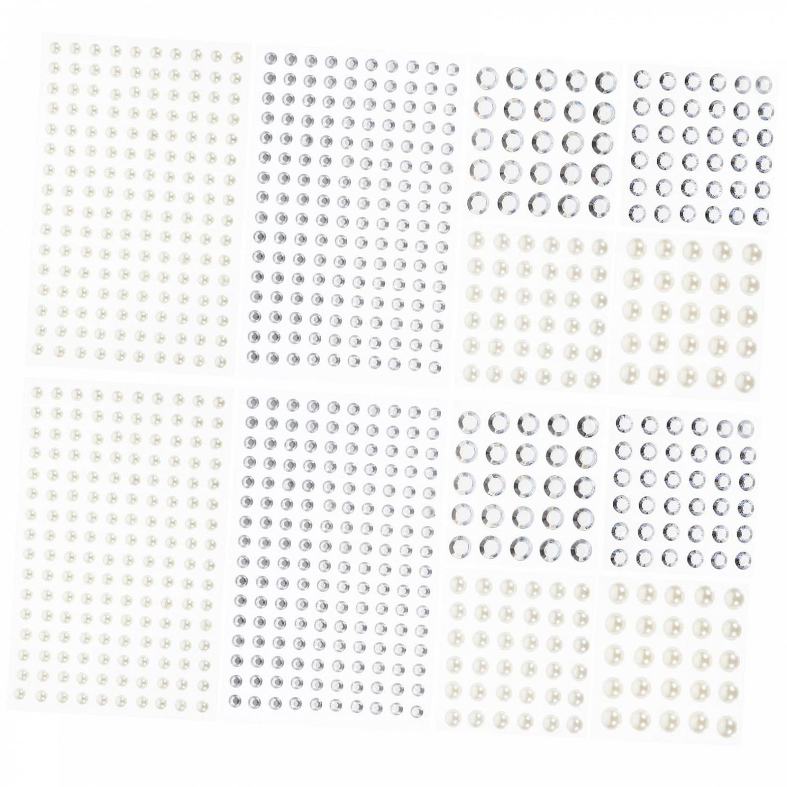 Стразы Healeved для ногтей, 12 листов, цветы, крючки для одежды, драгоценные камни для лица, акрил, фото №1