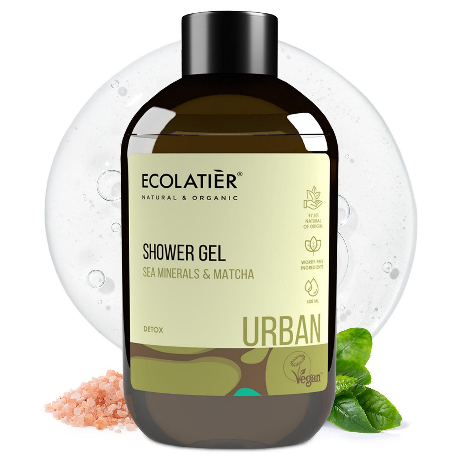 Гель для душу ECOLATIÈR Ecolatier Urban Series Sea Minerals & Matcha 600 мл, фото №1