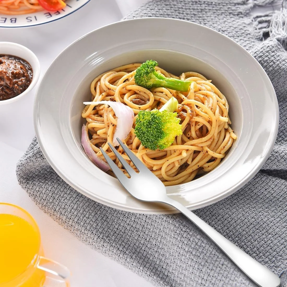 Ложки чайні та виделки для торта LOMUG 24 шт, Набір, фото №4