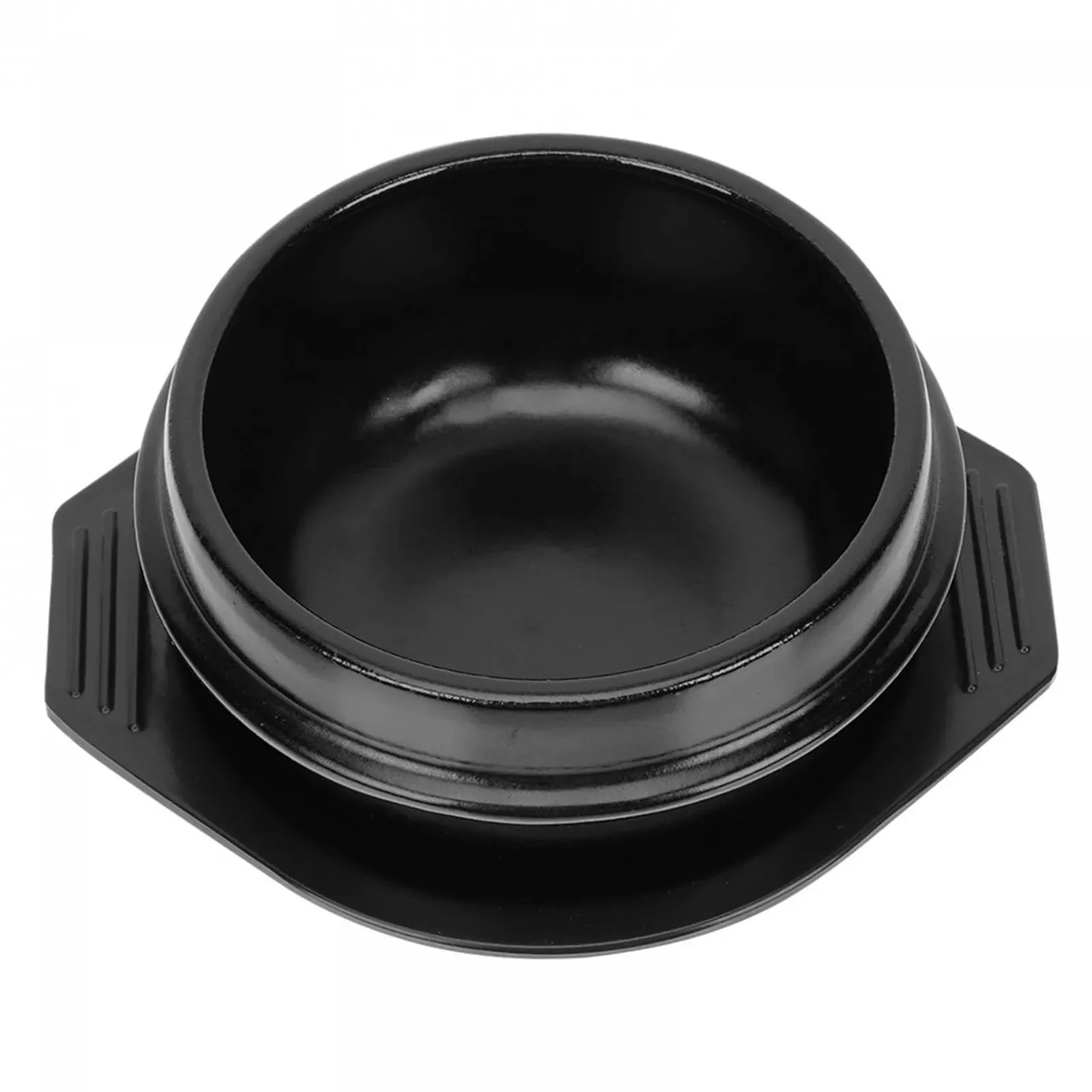 Керамическая кастрюля для запекания термостойкая с подносом для рагу и бибимбапа, фото №1