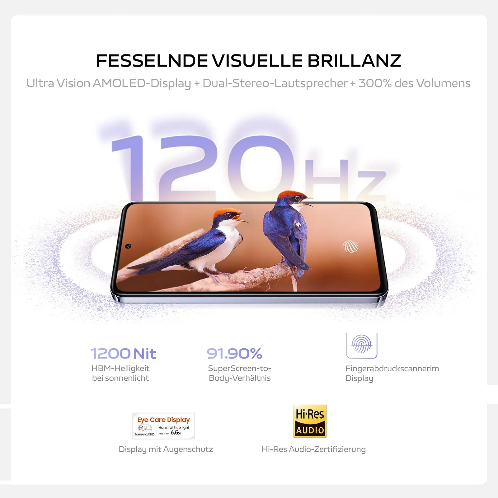 Смартфон vivo V40 SE 5G 8 ГБ + 256 ГБ 8 ГБ + 8 ГБ Extended RAM 6,67 дюйма 120 Гц AMOLED 50 Мп Потрійна камера 5000 мАг 44 Вт FlashCharge Dual SIM, фото №4