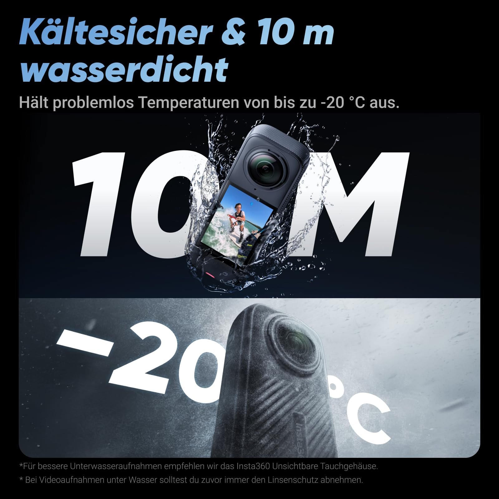 Екшн-камера Insta360 X4 Standard Bundle 8K 360, фото №7
