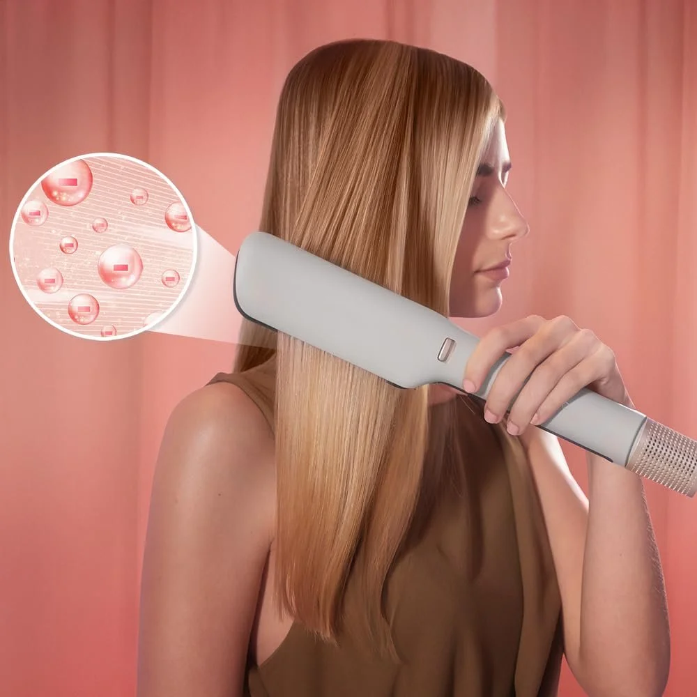 Воздушный выпрямитель Cecotec Air Lisse Cotton Candy 600W ионная технология кератин и аргановое масло BLDC-мотор, фото №6
