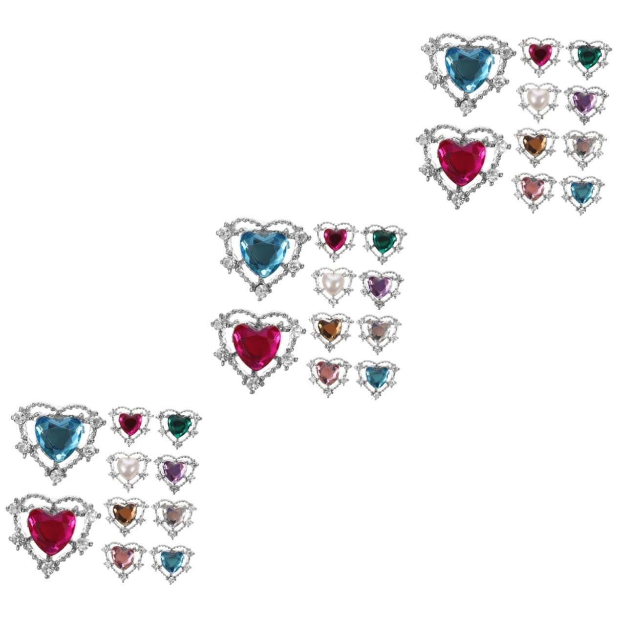 COHEALI, серія Love, Прикраса для нігтів Серце, фото №1