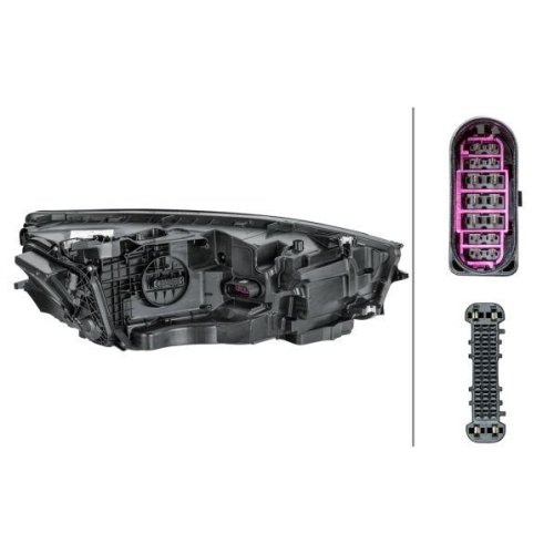 Фара головного світла HELLA 1LX 011 869-331 для AUDI VW, ліва, фото №2