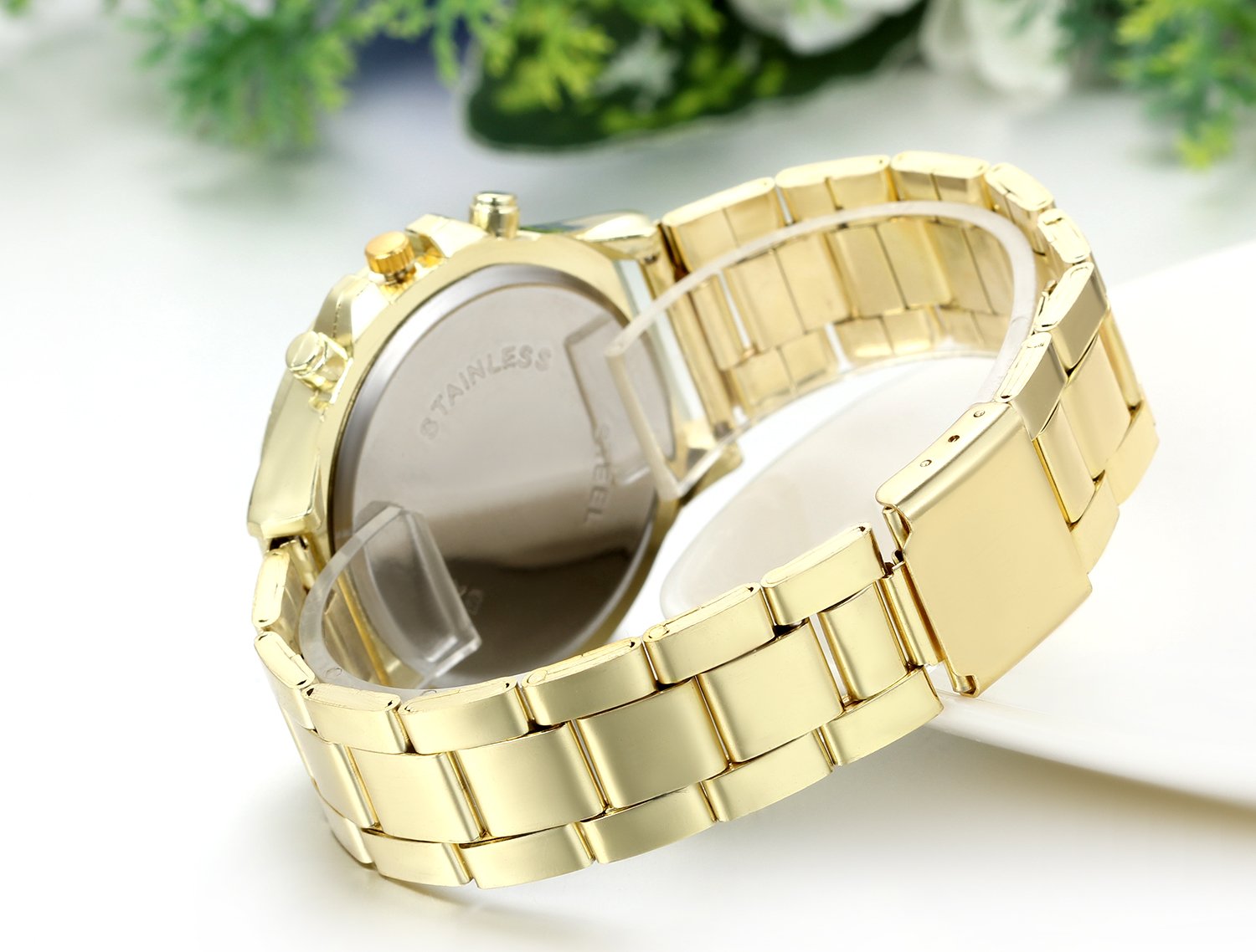 Часы JewelryWe Аналоговые Кварцевые Наручные Часы Мужские Женские Элегантные Нержавеющая Сталь Деловые Повседневные Двойной Ряд Страз Циферблат Серебряный Золотой Розовое Золото, фото №5 Часы JewelryWe Аналоговые Кварцевые Наручные Часы Мужские Женские Элегантные Нержавеющая Сталь Деловые Повседневные Двойной Ряд Страз Циферблат Серебряный Золотой Розовое Золото, фото №5