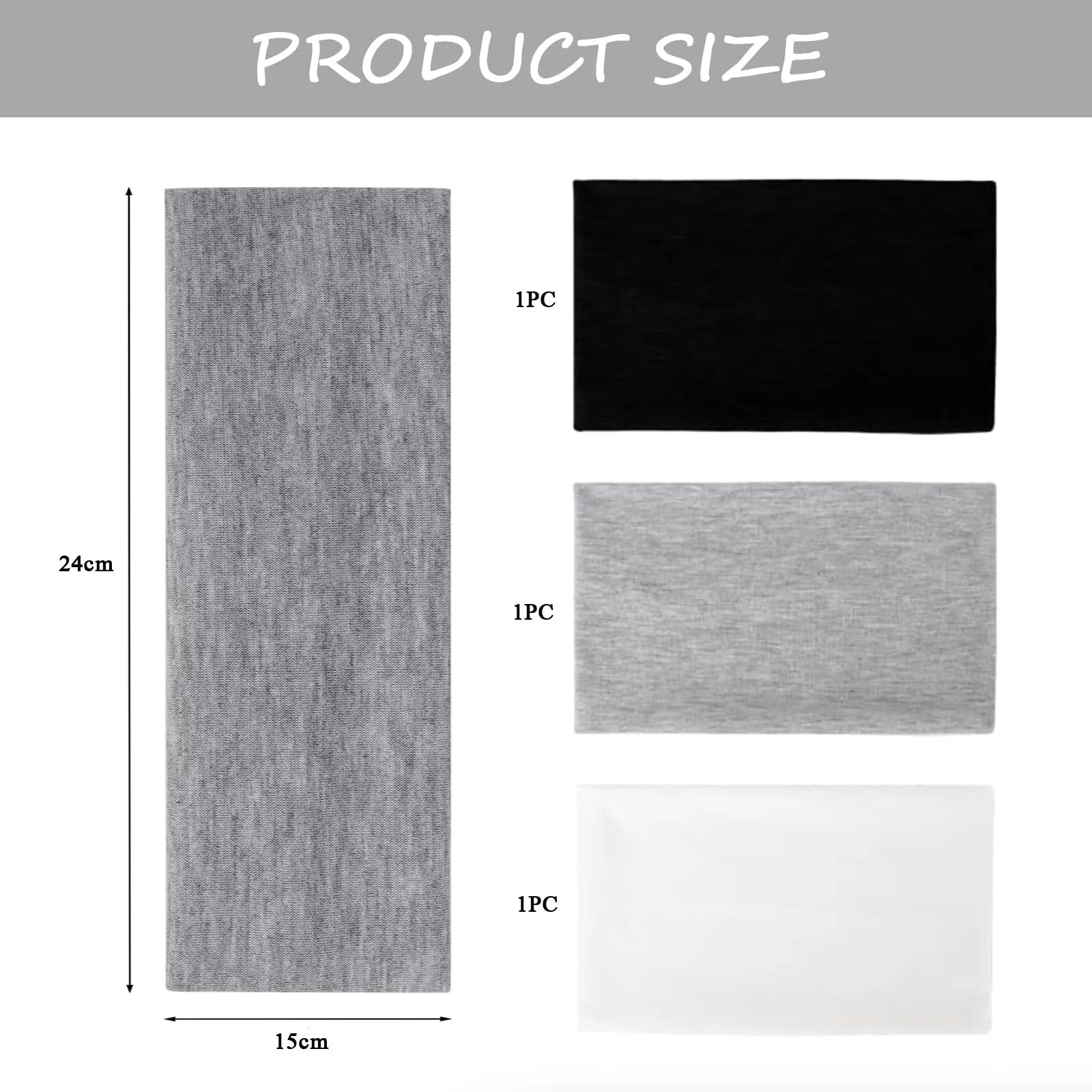 Пов'язка на голову Широка Hebterrka, фото №2