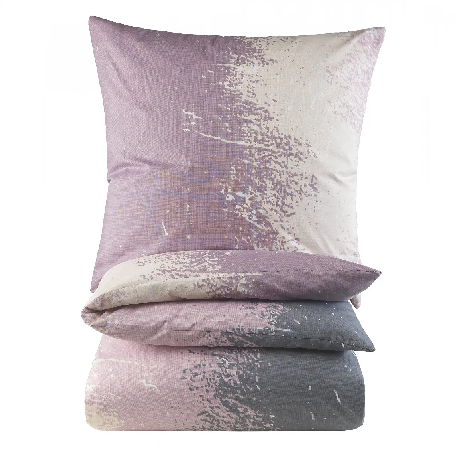 Комплект постільної білизни BaSaTex Flavio 4 предмети 100% бавовна 2 x 135 x 200 см + 2 x 80 x 80 см на блискавці, фото №2