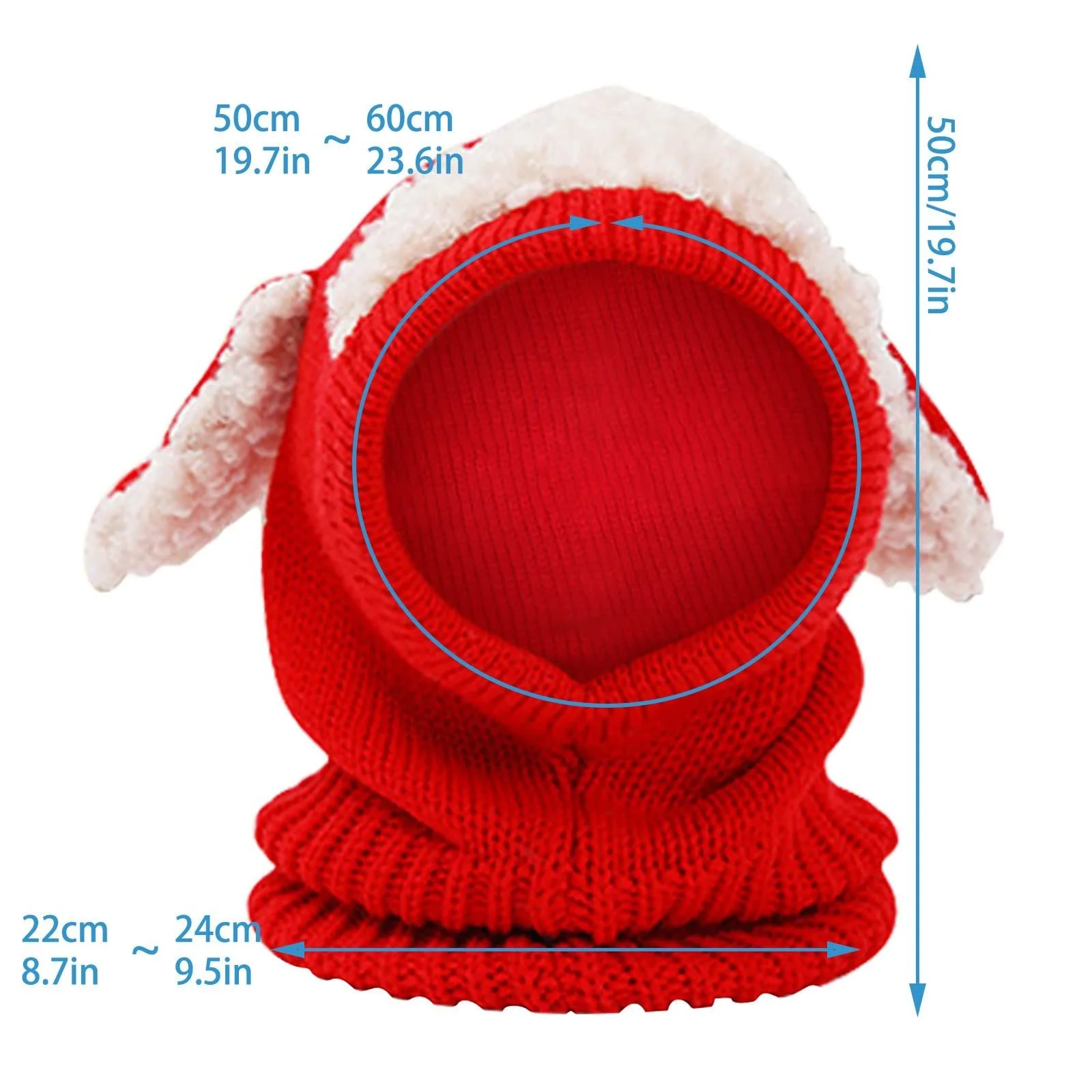 Детская зимняя теплая шапка-бини и шарф, фото №4 Детская зимняя теплая шапка-бини и шарф, фото №4