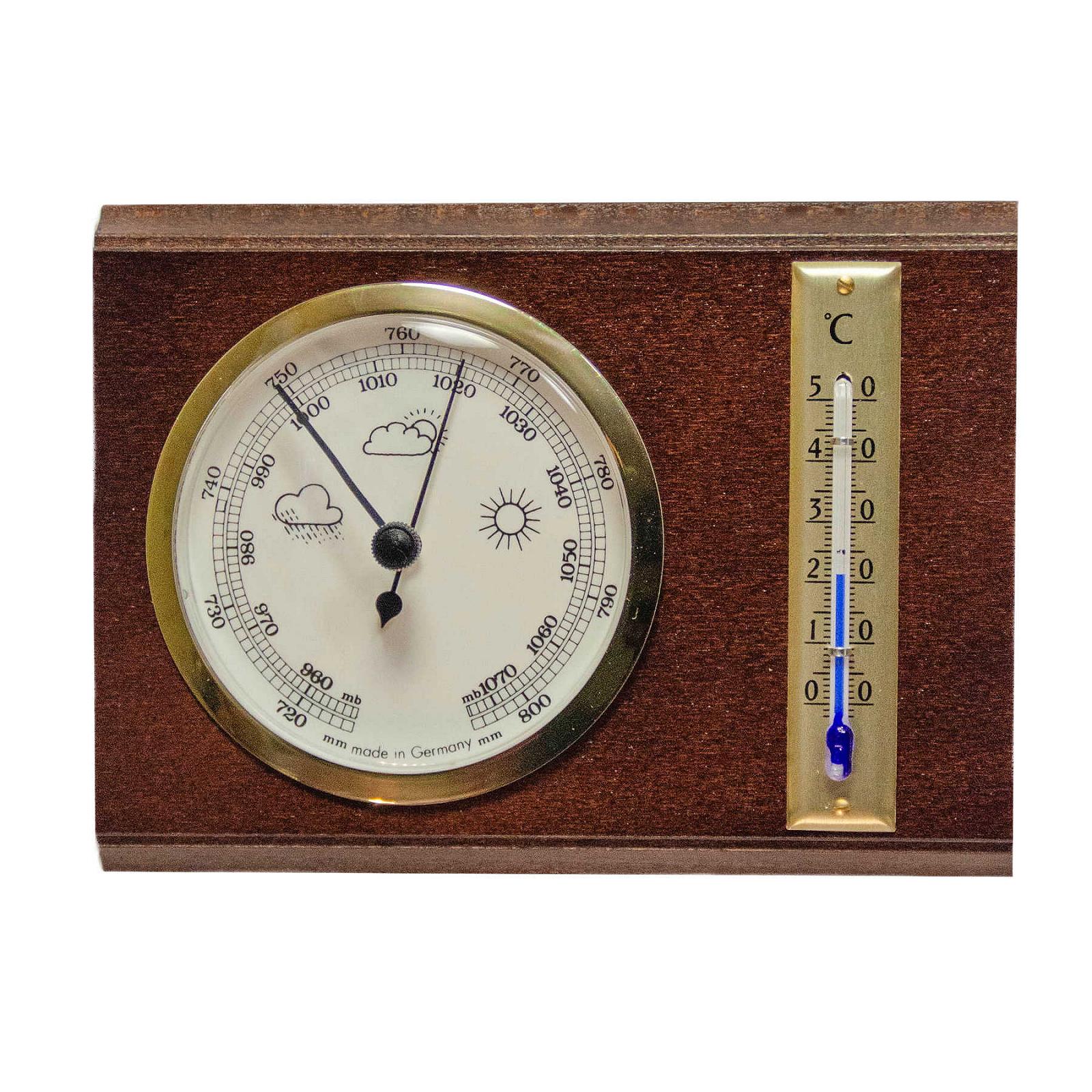 Настенная метеостанция Moller 202210 Walnut, фото №1