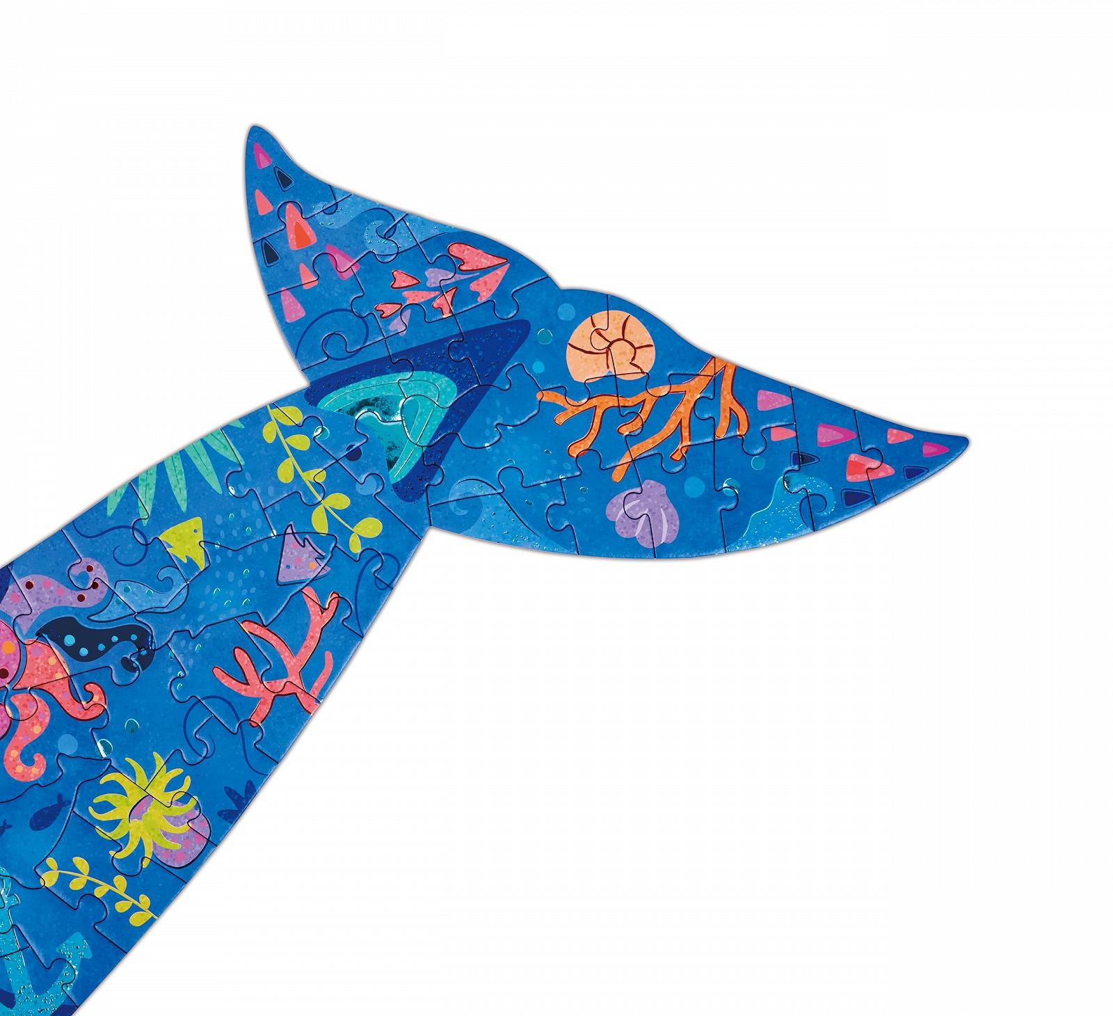 Пазл Hape Shimmer Sea Creatures 200 елементів, фото №5 Пазл Hape Shimmer Sea Creatures 200 елементів, фото №5