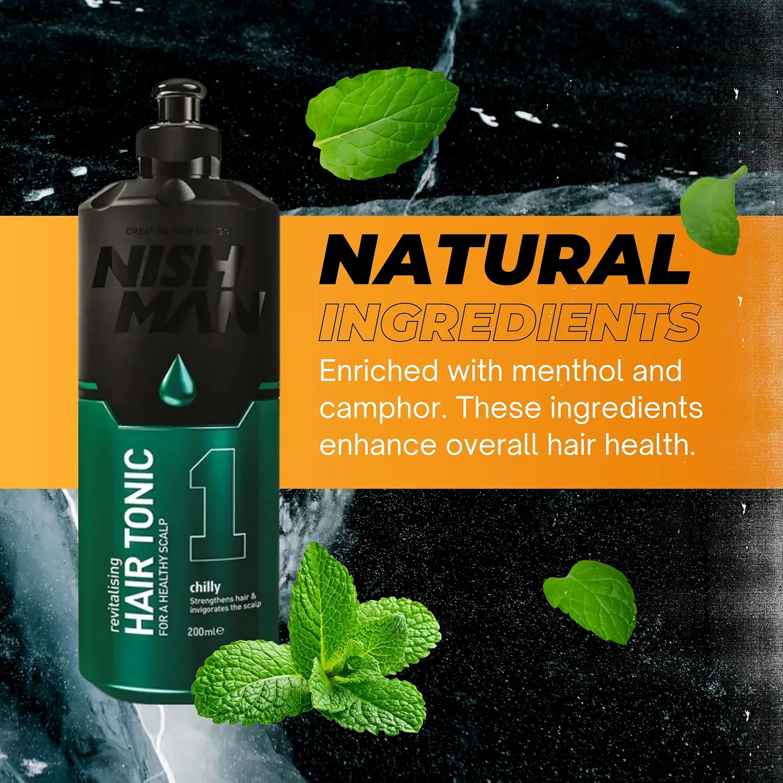 Лосьйон для волосся NISHMAN Revitalising для здорової шкіри голови, 400 мл, фото №6