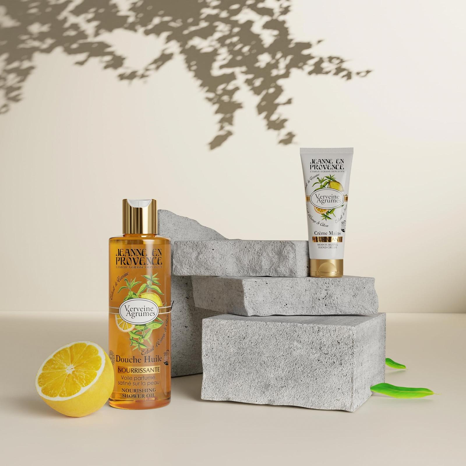 Гель-масло для душа JEANNE EN PROVENCE Citrus Verbena для сухой кожи 250 мл, фото №2 Гель-масло для душа JEANNE EN PROVENCE Citrus Verbena для сухой кожи 250 мл, фото №2