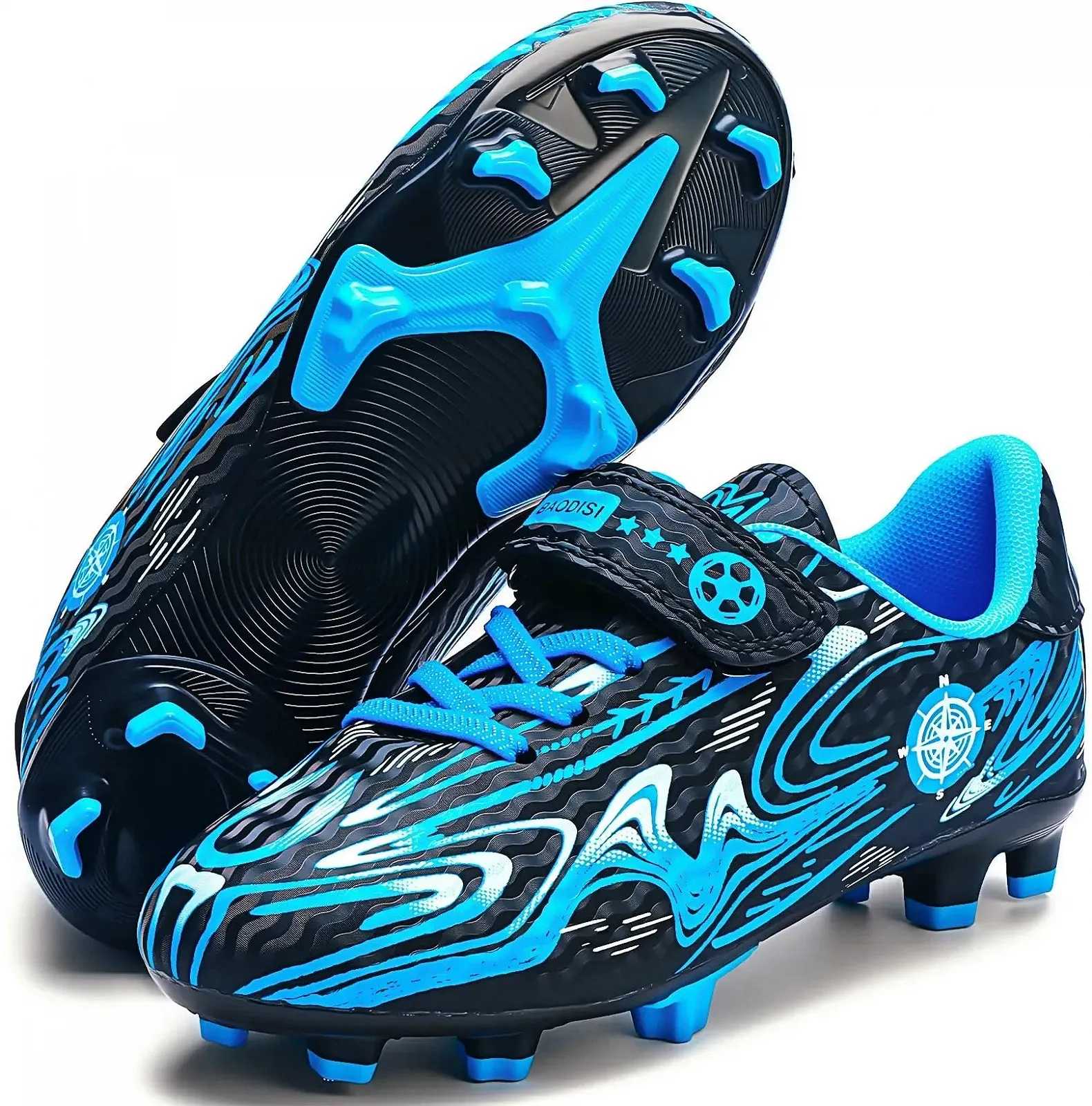 Футбольные Бутсы Детские Спортивные для Мальчиков и Девочек для Футбола в Помещении и на Открытом Воздухе, Детские Футбольные Шипы для Профессиональных Тренировок, фото №1
