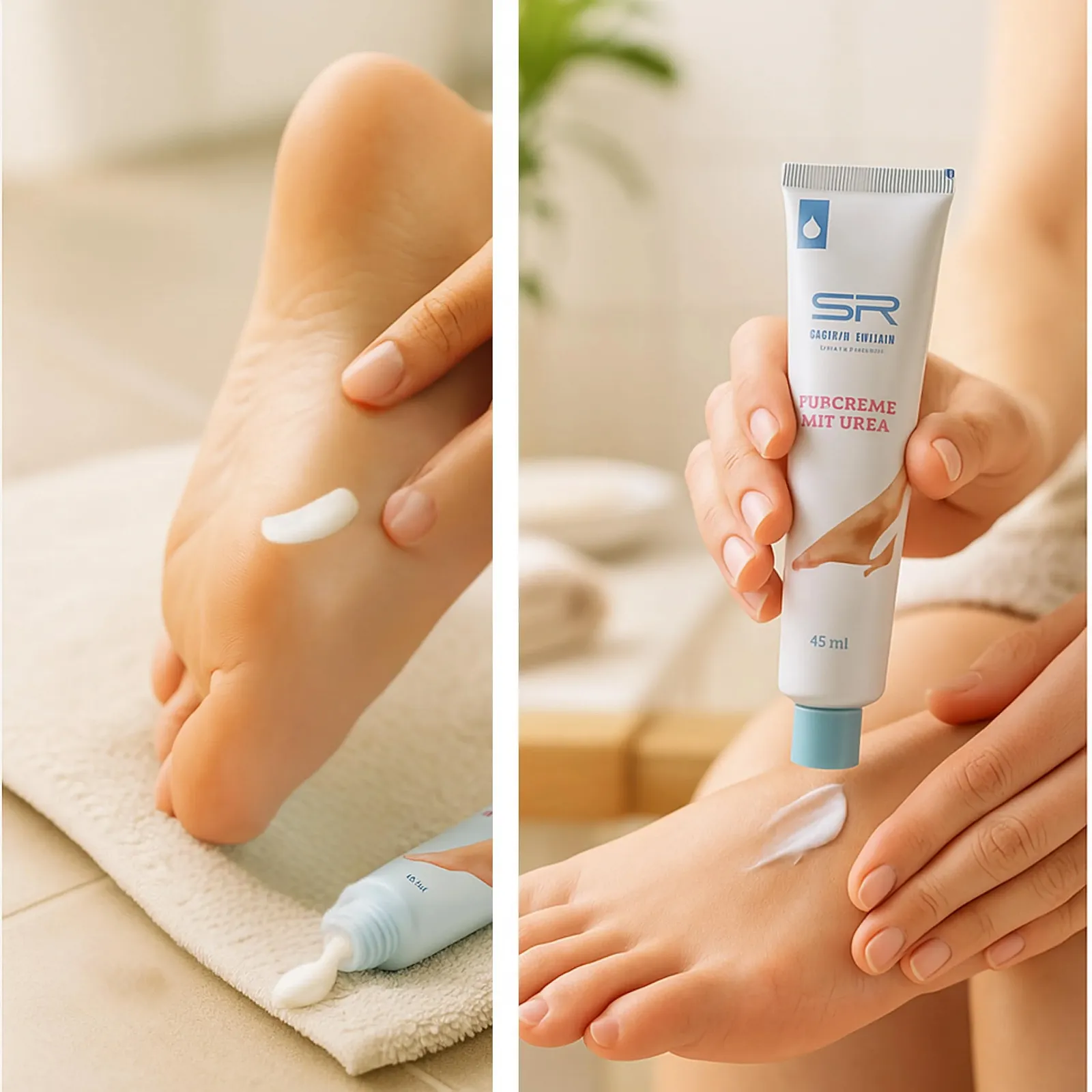 Крем для ног Sabrina Rudnik 3 x 45 мл с мочевиной + блокнот varivendo, фото №3