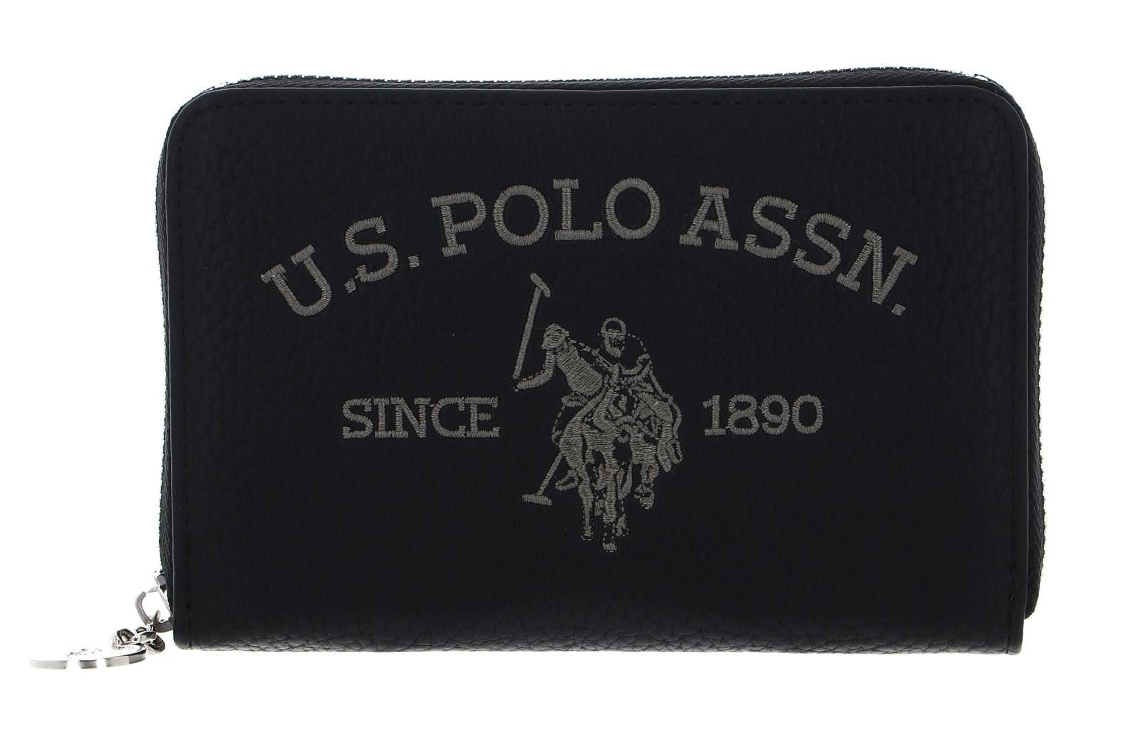 Гаманець U.S. POLO ASSN. Breezy Zip Around Black, фото №3