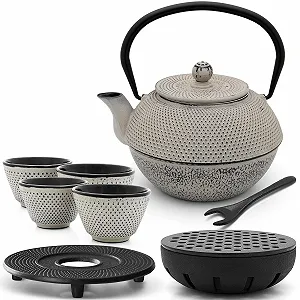 Чайник Asia Чавунний Набір Сірий 1.1 літра - Фото 1