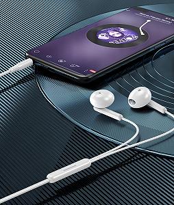 Навушники вакуумні провідні з мікрофоном XO EP69 White synthetic.ua - Фото 1