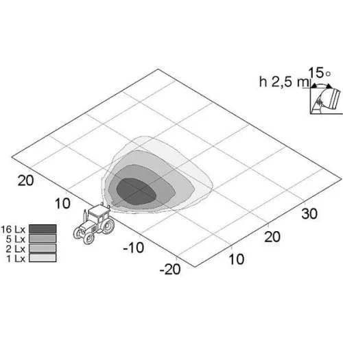 Робоча фара HELLA 1GL 008 090-201 для CLAAS HAKO REFORM, фото №3