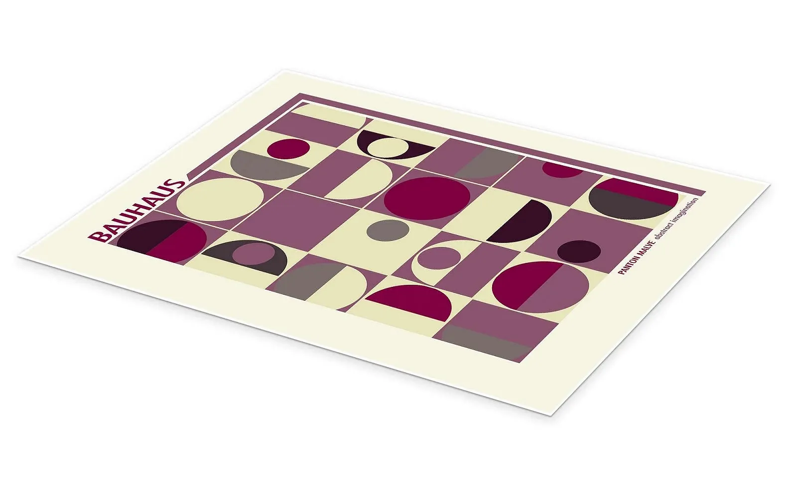 Постер Mandy Reinmuth Bauhaus Panton Mallow 50 x 70 см Фиолетовый, фото №2 Постер Mandy Reinmuth Bauhaus Panton Mallow 50 x 70 см Фиолетовый, фото №2