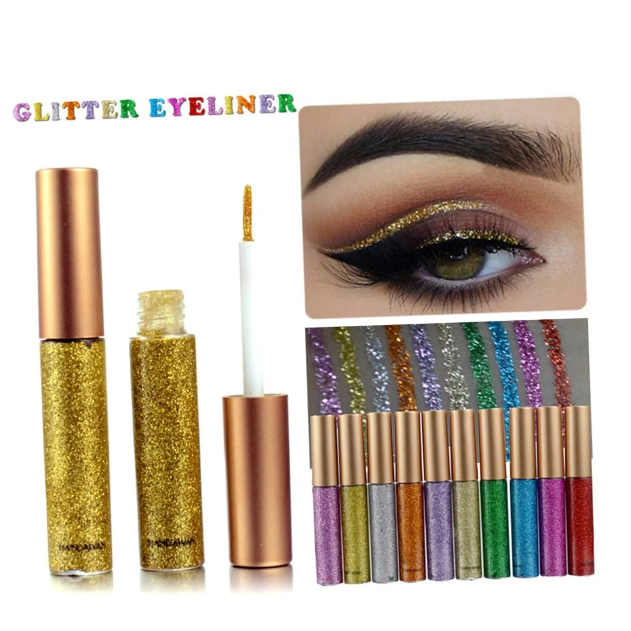 Рідка Підводка TOVINANNA 20 штук Блискучі, фото №3 Рідка Підводка TOVINANNA 20 штук Блискучі, фото №3