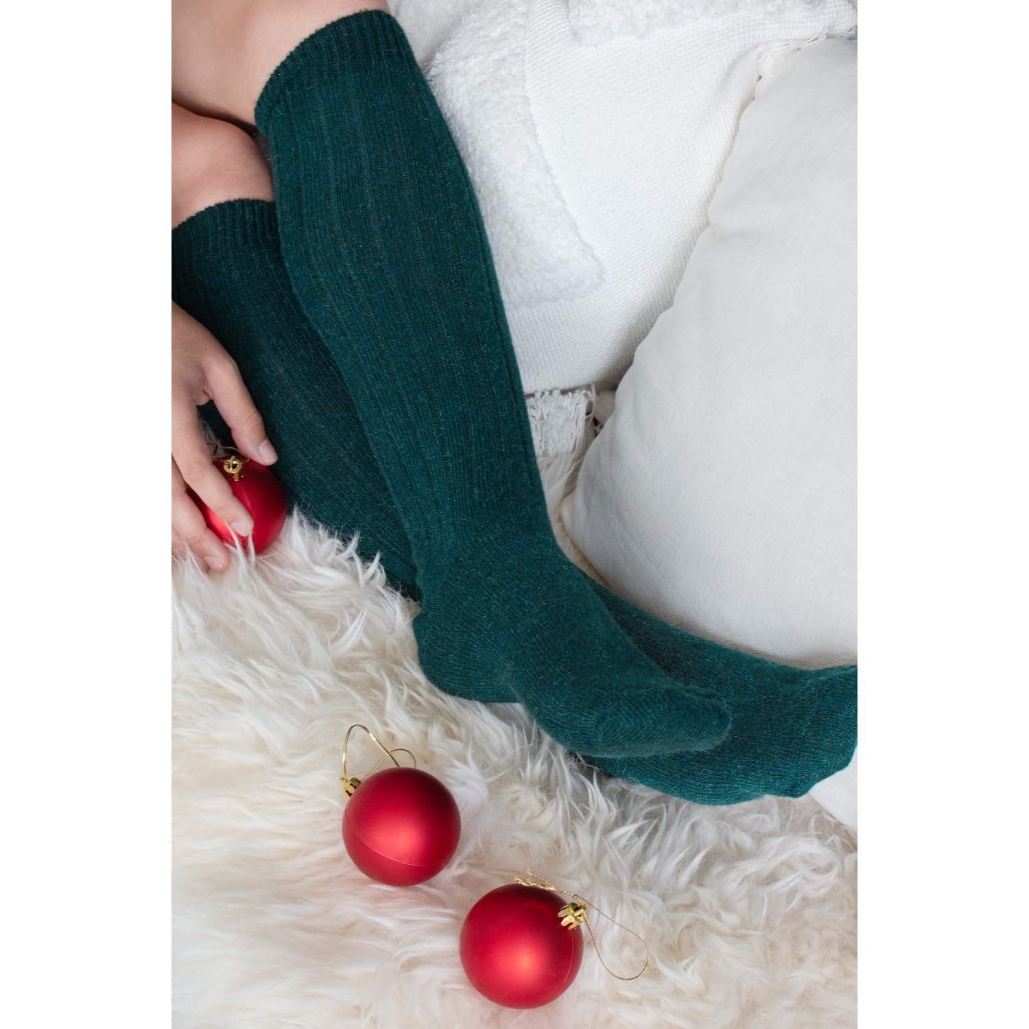 Носки Celodoro Женские/Мужские Шерстяные и Гольфы с Альпакой, Упаковка 2 пары, фото №3