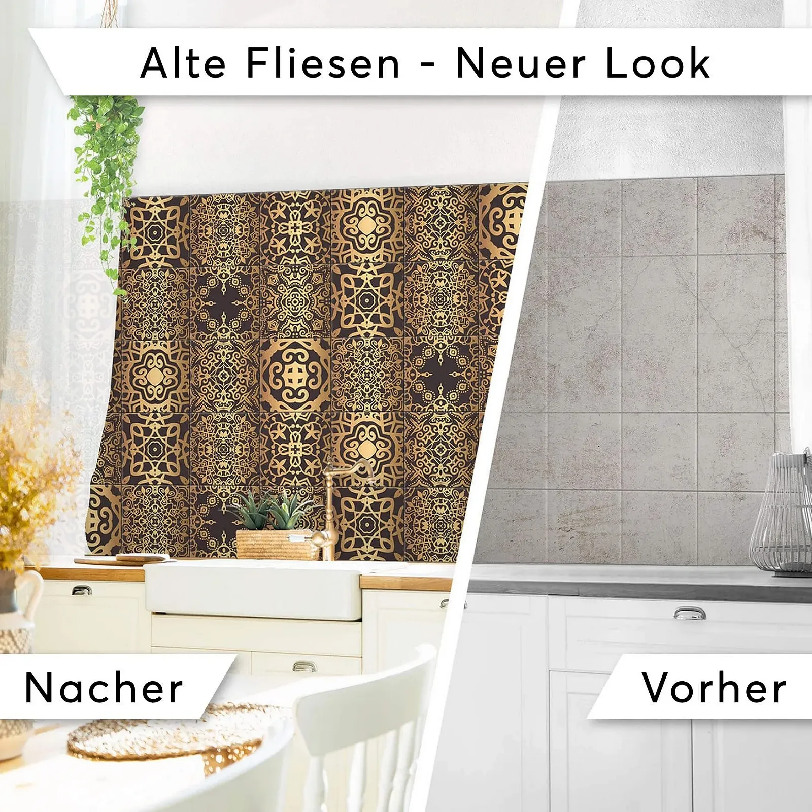 Наклейки для плитки Creatisto Tile Mosaic Hamam Vibes 9 шт., фото №3