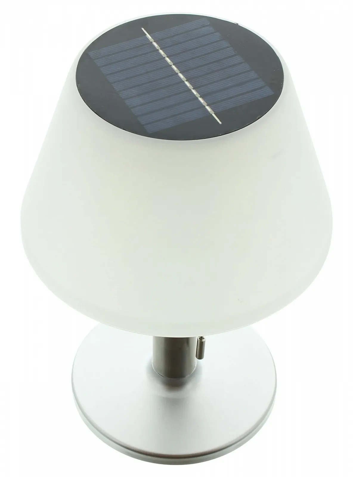 Настільна лампа LED Solar Пластик 10 LED 3 рівні яскравості 20 x 28 см Сріблястий/Білий, фото №2