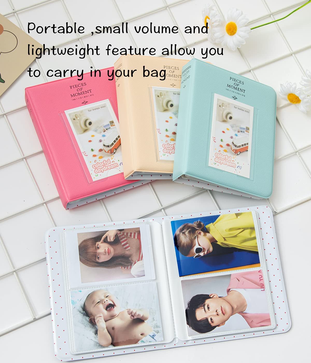 Фотоальбом Goodsnetic 64 Pockets Pink and Light Blue 2 шт., фото №6