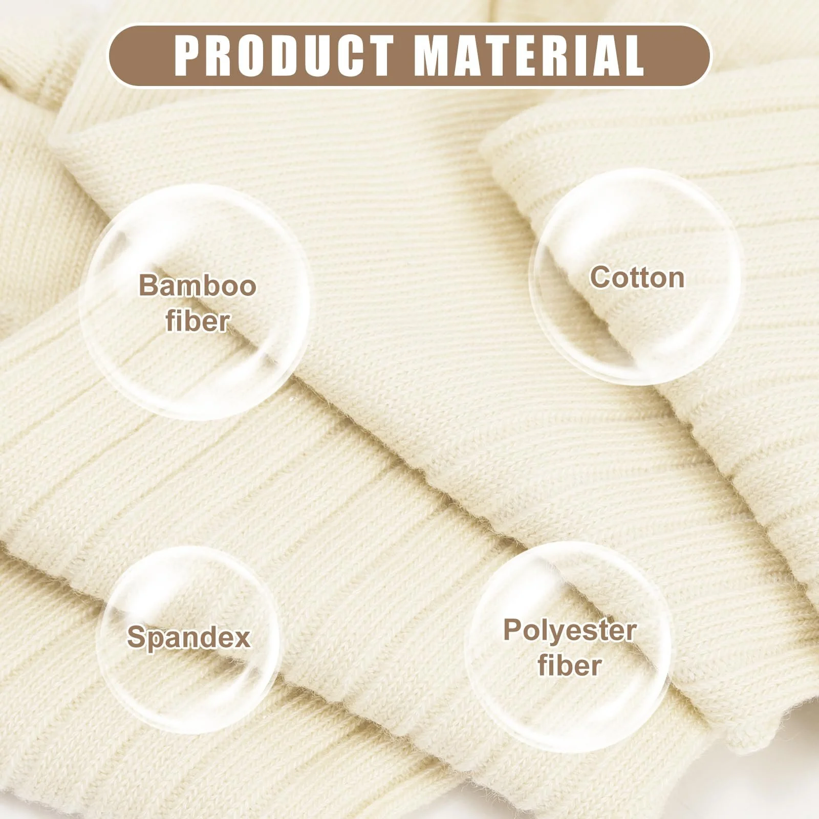 Носки Женские Bamboo, 6 пар, 32-37, Комфортные, Без Эластичной Резинки, фото №4