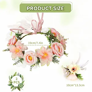 Венок для волос с цветами synthetic.ua - Фото 1