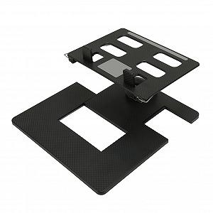 Подставка для ноутбука Fockety складная, эргономичная регулируемая с вращающимся основанием на 360 ". synthetic.ua - Фото 1