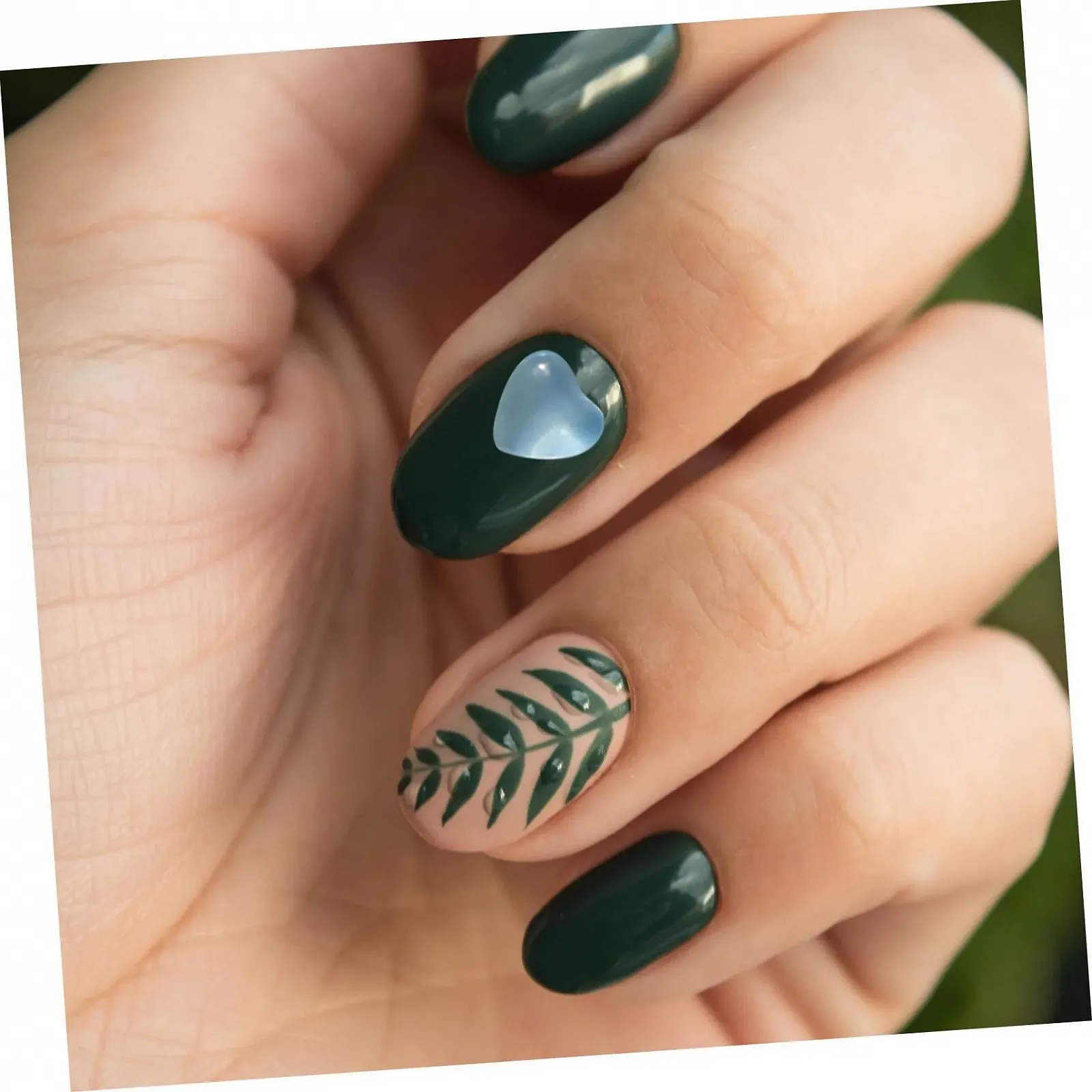 Стрази для нігтів Прикраса для нігтів Серце, 100 шт., фото №2