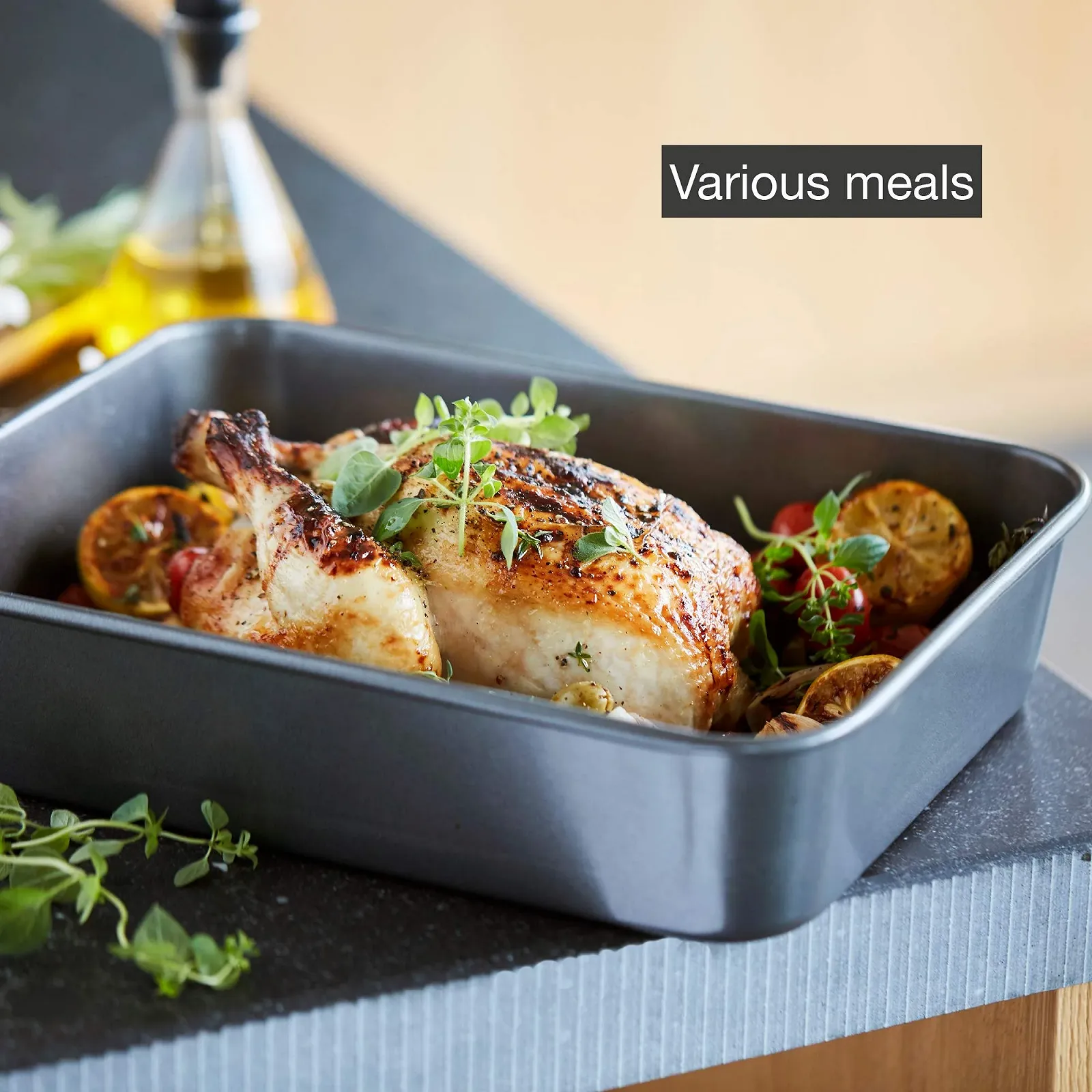 Форма для выпечки Point-Virgule Прямоугольная с антипригарным покрытием 40 x 26 x 8 см, фото №4 Форма для выпечки Point-Virgule Прямоугольная с антипригарным покрытием 40 x 26 x 8 см, фото №4