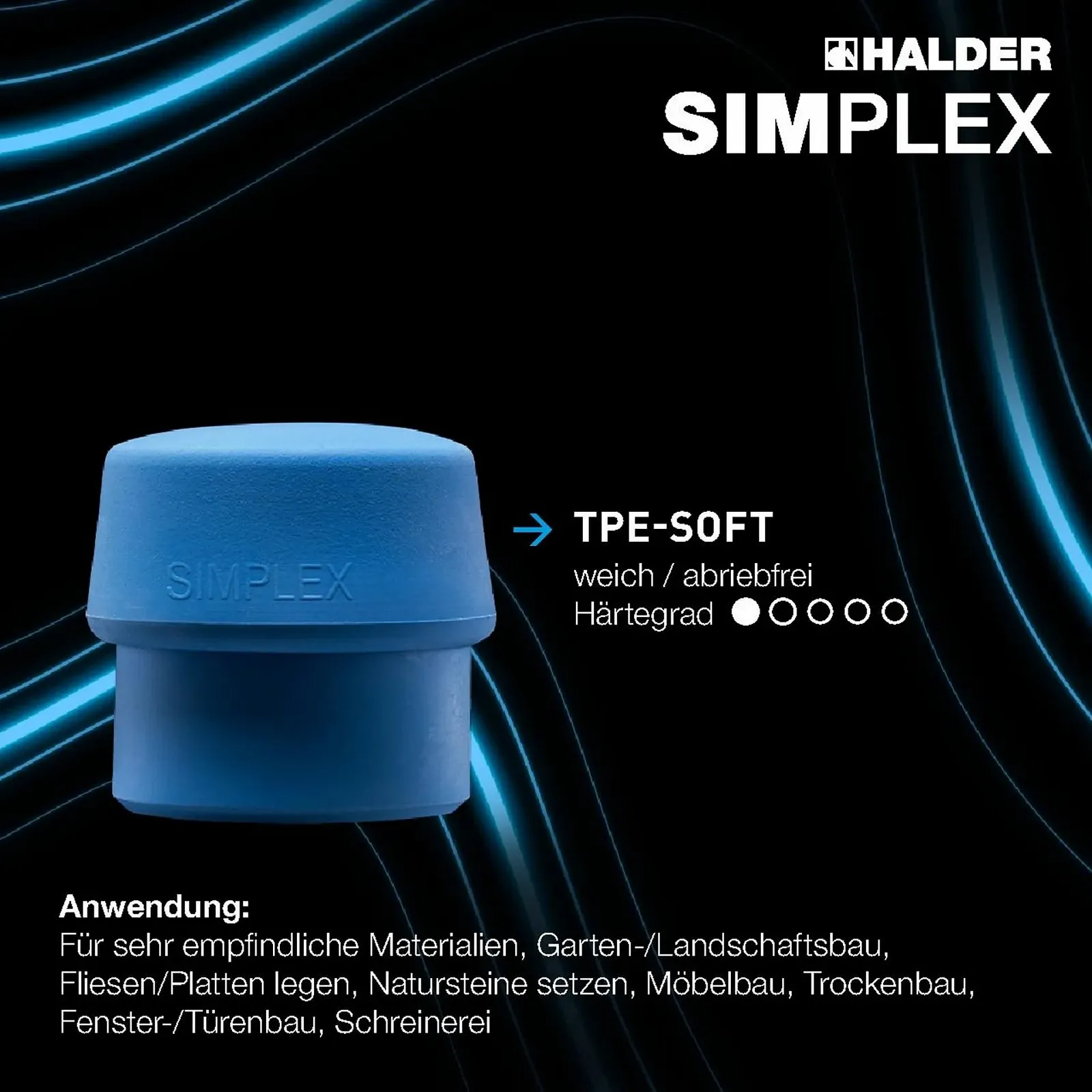 Набір молотків HALDER Plusbox Starter Kit Simplex 3027s025 D80 мм, відкривачка для пляшок, фото №12