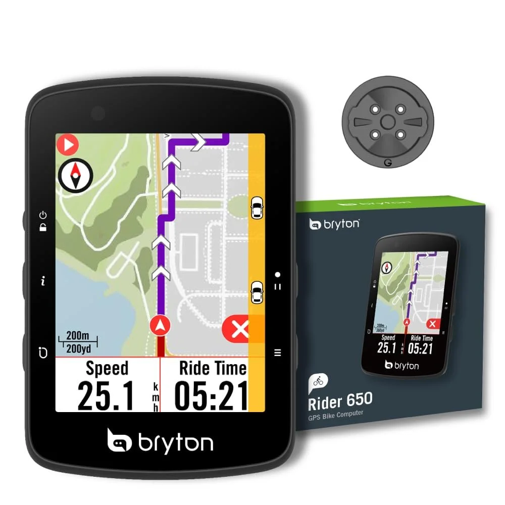 Велокомпьютер Bryton Rider 650 GPS 2.8 дюйма цветной сенсорный экран, фото №1