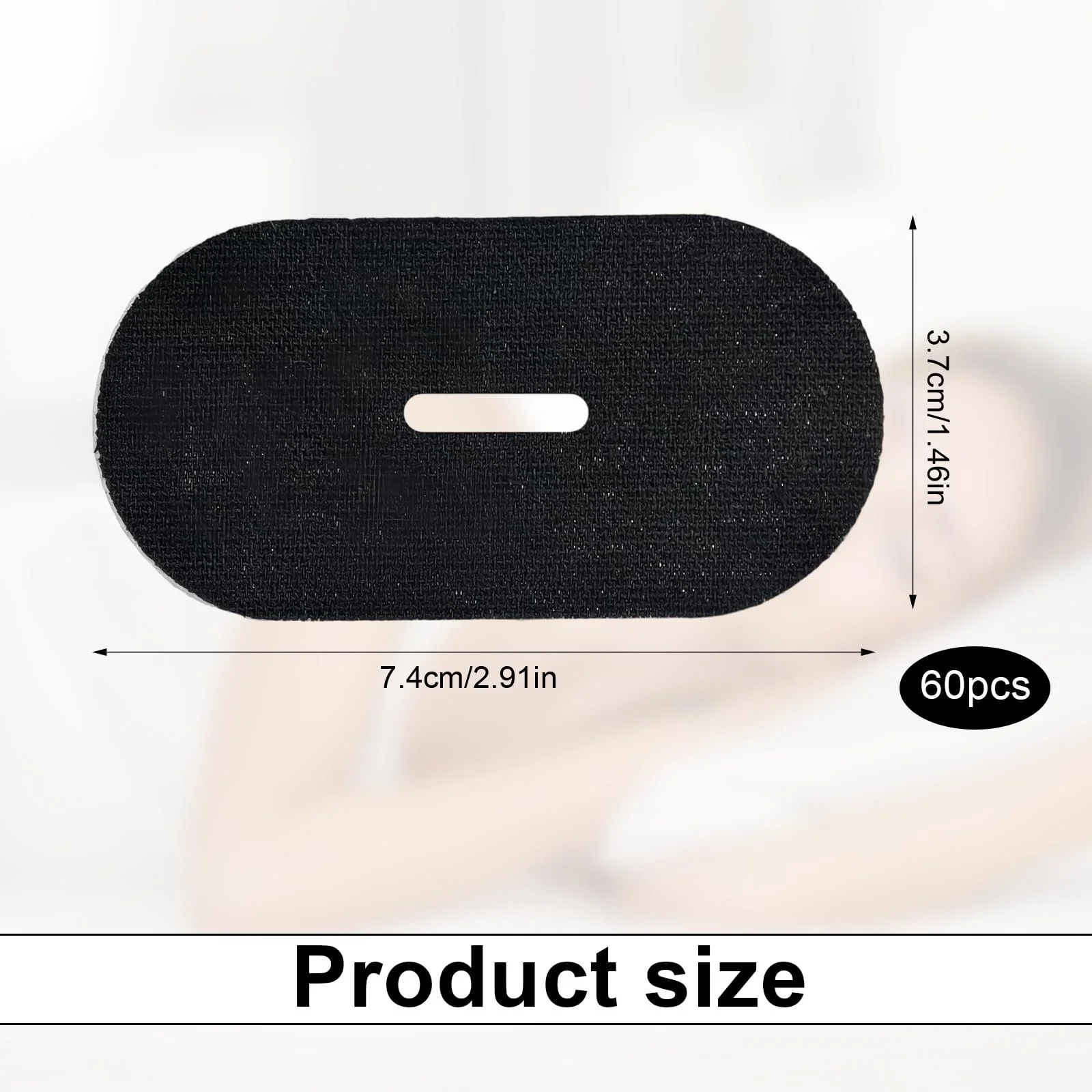 Пластыри для сна на рот (60 шт. в упаковке) гипоаллергенные, против храпа, фото №2