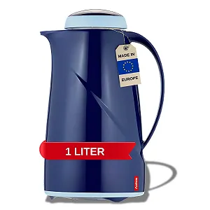 Термос Helios Wave 1 литр голубой - Фото 1