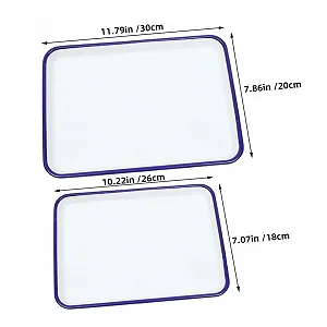 Эмалированные противни для выпекания 2 шт. антипригарные для кухни и лаборатории synthetic.ua - Фото 1