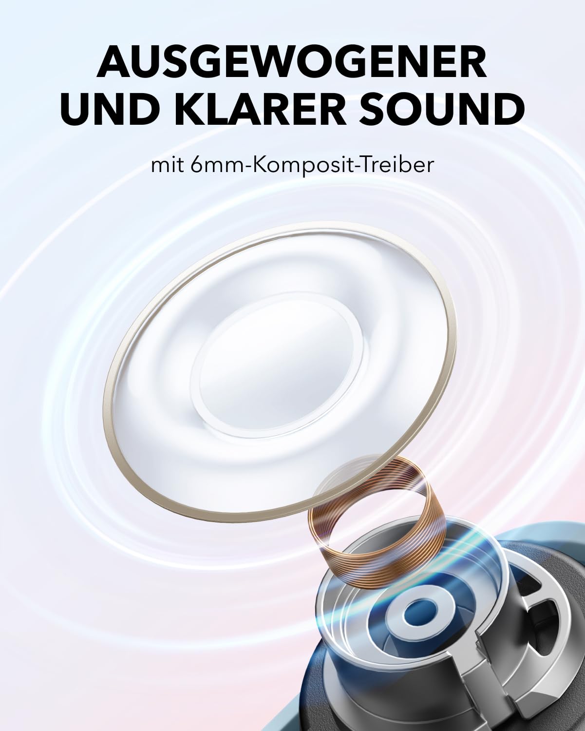Беспроводные Наушники soundcore Anker A30i Умное Шумоподавление Легкая Помада Чистый звук Bluetooth 5.4, фото №5