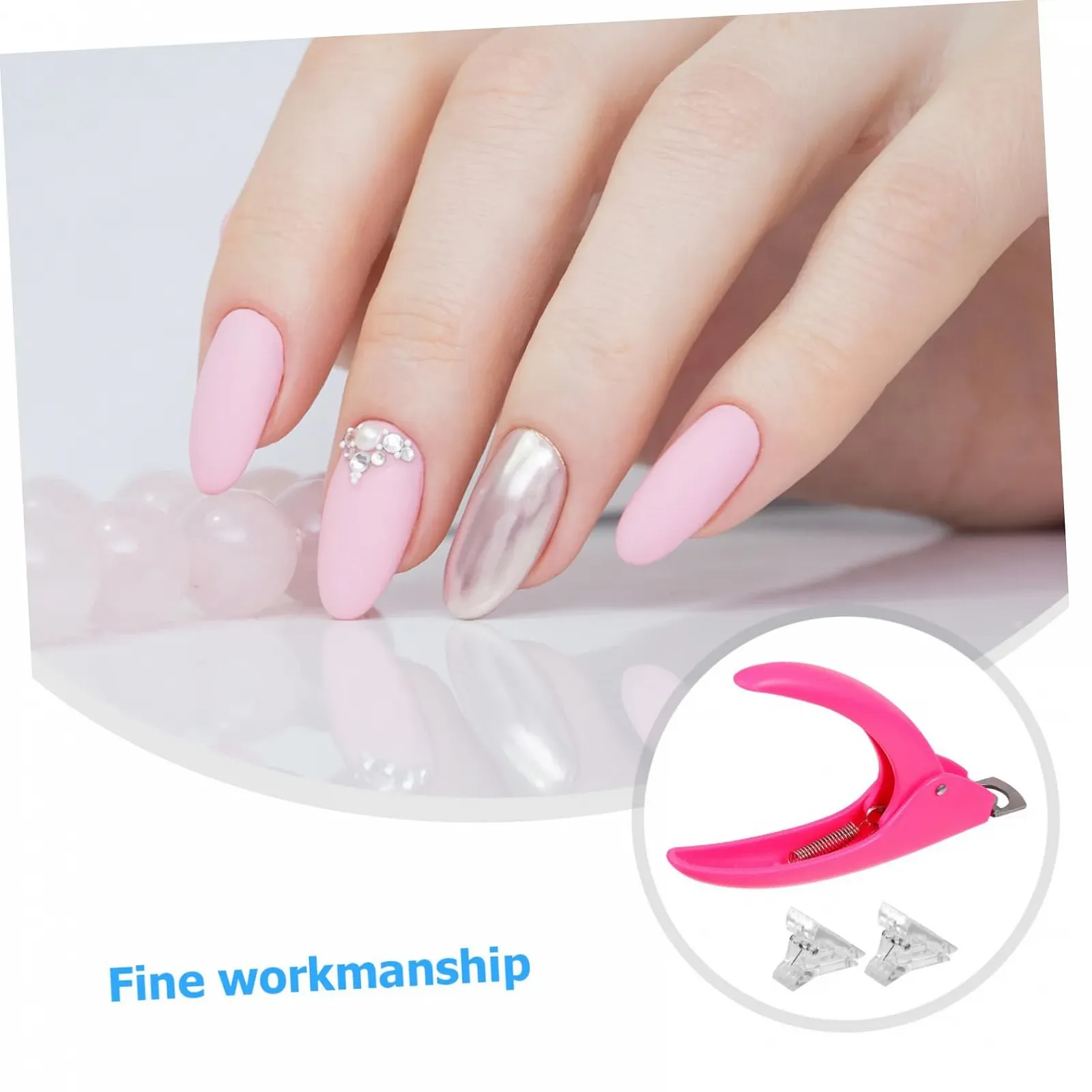 Набор клипс для ногтей CALLARON, DIY нейл-арта, фото №5