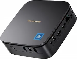 Купити Міні ПК Blackview MP60 / Intel Processor N95 / RAM 16GB / SSD 512GB / 2 x HDMI / LAN / Wi-Fi 5 / Bluetooth 4.2 / Windows 11 / Чорний - Фото 1 Міні ПК Blackview MP60 / Intel Processor N95 / RAM 16GB / SSD 512GB / 2 x HDMI / LAN / Wi-Fi 5 / Bluetooth 4.2 / Windows 11 / Чорний - Фото 1