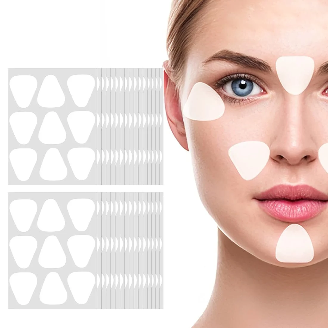Тейп для обличчя YAFLUG для ліфтингу обличчя, анти-зморшкові накладки, 288 шт, фото №1